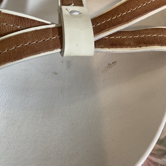 White Prada Sport Wedges with Cork Heel - Picture 9 of 15